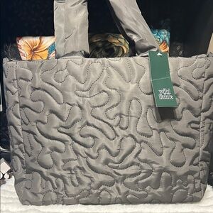 Wild Fable Olive Green Quilted Tote Bag